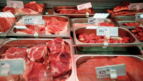 Rusia refuza sa importe carne din Romania din cauza nerespectarii cerintelor Uniunii Vamale